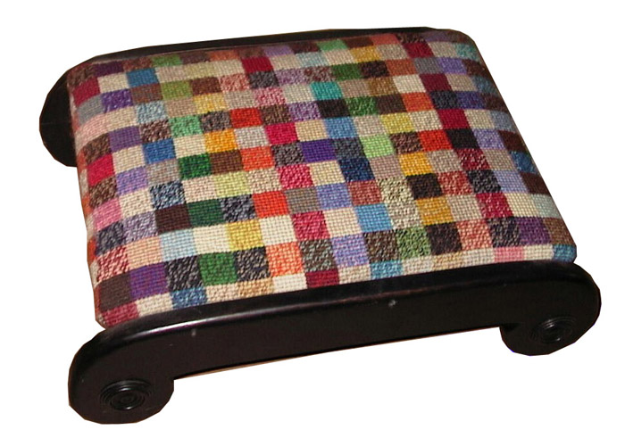 ionic footstool recycled this because of the legs 